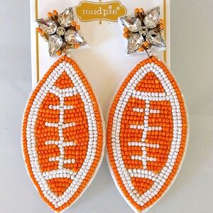 Mudpie Football earrings